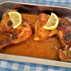 Roasted Chicken Thighs in Marinade