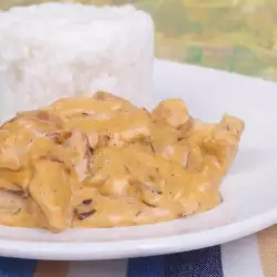 Chicken Fricassee with Mushrooms