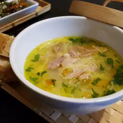 Chicken Soup without Thickening Agent