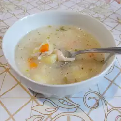 Chicken Soup with Potatoes and Rice