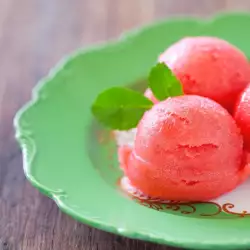 Watermelon and Champagne Sorbet