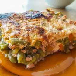 Healthy Moussaka with Green Beans