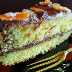 Orange Cake with Chocolate Ganache