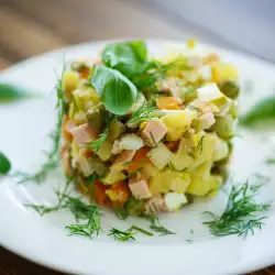 Latvian Spicy Potato Salad