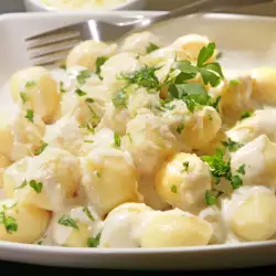 Potato Gnocchi in Cream Sauce