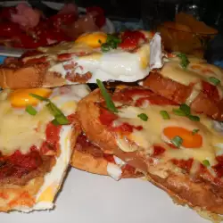 Triple Baked Sandwiches with Eggs