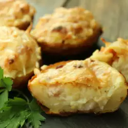 Stuffed Potatoes with Smoked Bacon and Cream Cheese