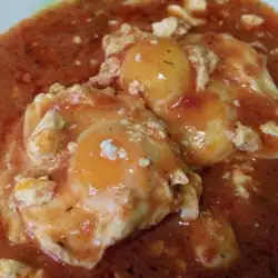 Tasty Eggs with Tomato Sauce