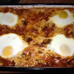 Eggs with Tomatoes in the Oven