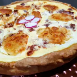 Quiche with Ricotta and Jamon