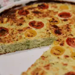 Ricotta, Broccoli and Zucchini Quiche