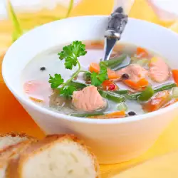 Fish Soup with Salmon