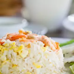 Rice with Shrimp and Peppers