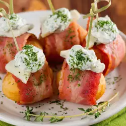 Roasted Potatoes with Ham