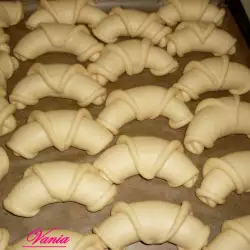 Appetizing Croissants with Feta Cheese
