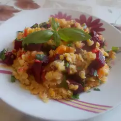 Filling Red Lentil Salad