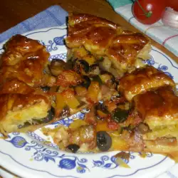 Puff Pastry Pie with Savory Stuffing