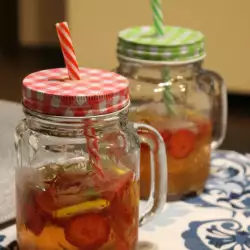 Homemade Sangria with Strawberries
