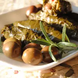 Sarma with Rice, Olives and Raisins