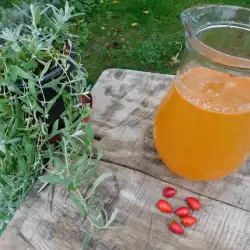 Homemade Rosehip Wine with Citric Acid