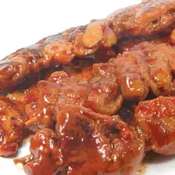 Sauteed Skewers with Sauce