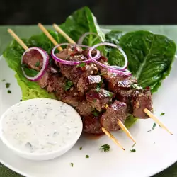 Lamb Skewers with Pomegranate Glaze