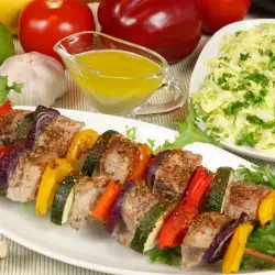Lamb Skewers with Peppers
