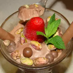 Chocolate Ice Cream Sundae with Nuts