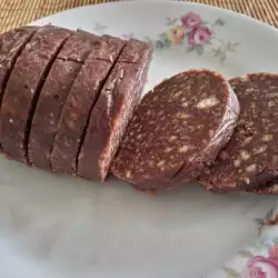 Chocolate Salami with Vanilla