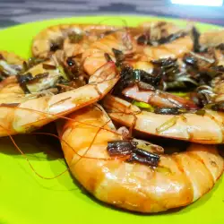 Shrimp with Leeks and Soy Sauce