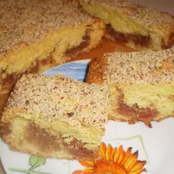Autumn Cake with Jam and Walnuts