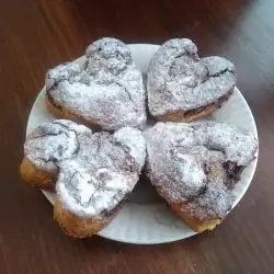 Mini Fruit Cakes for St. Valentine`s Day