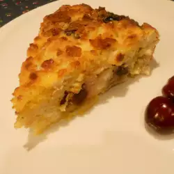 Cottage Cheese and Cherry Cake