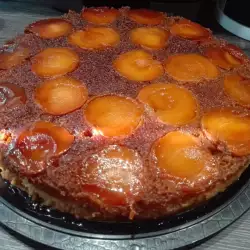 Cake with Apricots and Caramel