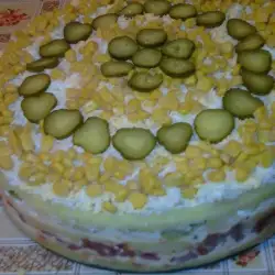 Salty Cake with Potato Layer