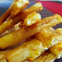 Savory Sticks from Filo Pastry
