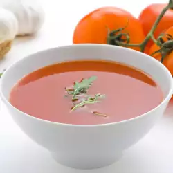 Tomato Soup with Corn