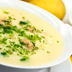 Dairy Chicken Soup with Celery