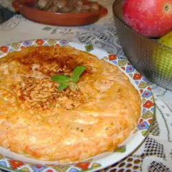 Spaghetti-Omelette with Sauce