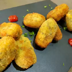 Spinach Croquettes with Blue Cheese