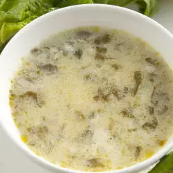 Dock and Nettle Soup with Rice
