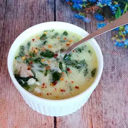 Keto Chicken Soup with Spinach