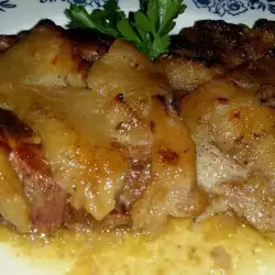 Neck Steaks with Apples