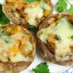 Stuffed Mushrooms with Mince, Cheese or Feta
