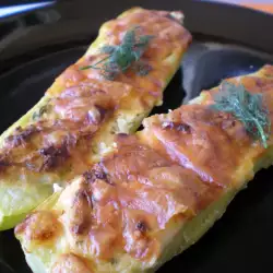 Stuffed Zucchini in the Oven with Feta and Eggs