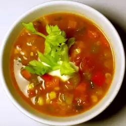 Vegetable Soup with Onions