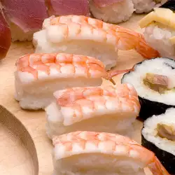 Sushi with Shrimp