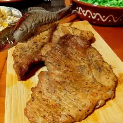 Baked Pork Steak with Red Wine