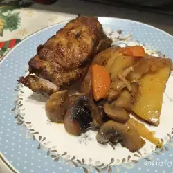 Pork Belly with Field Mushrooms