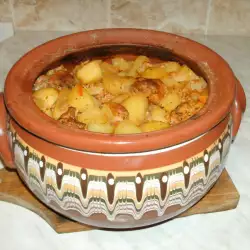 Easy Pork with Potatoes in a Clay Pot